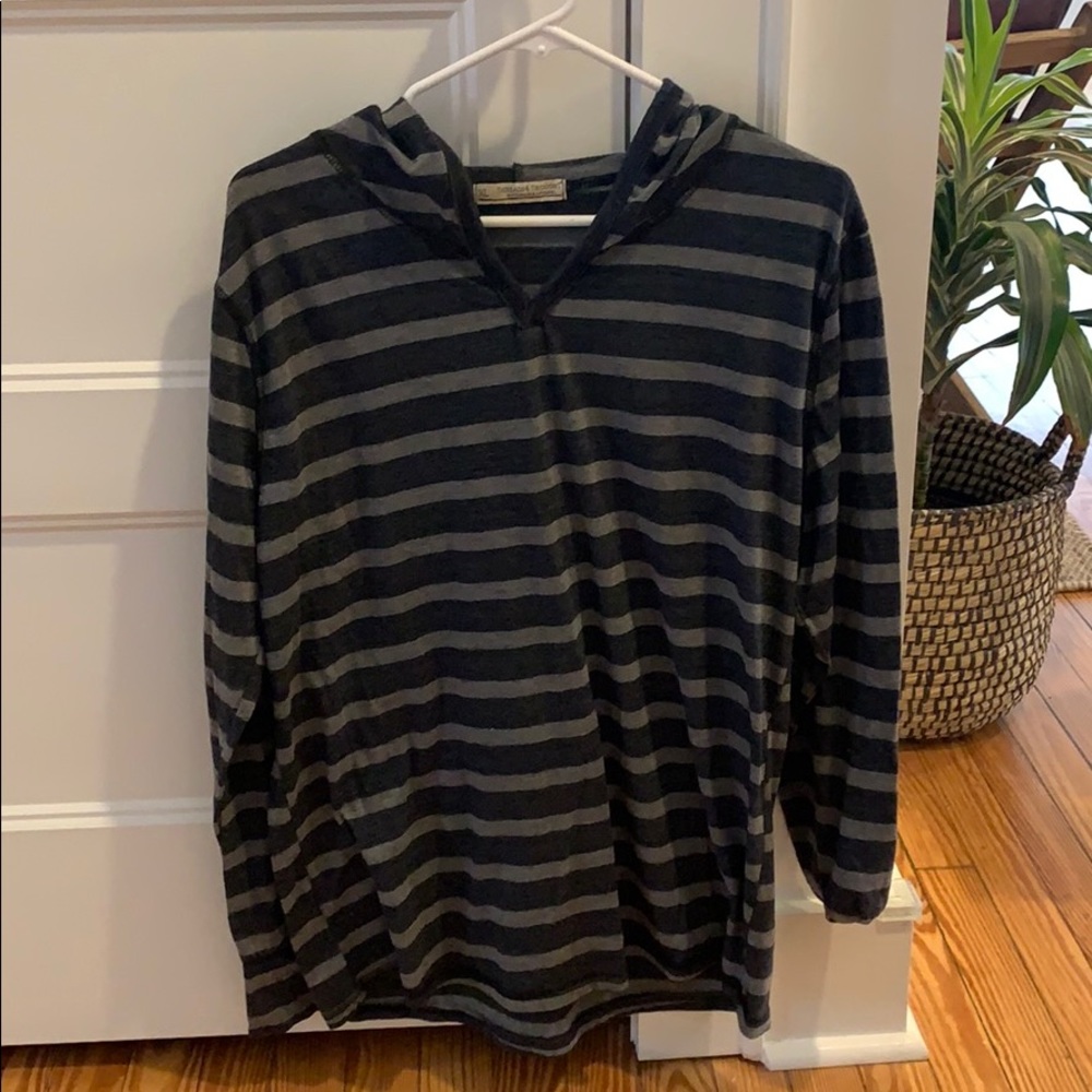 Threads4Thought Stripe Hoodie